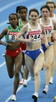 Shobukhova Liliya. Silver medalist at World Indoor Championships 2006 (Moscow) at 3000m