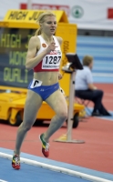 Natalya Panteleyeva. European Indoor Championships 2007. Final at 1500m