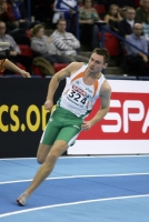 David Gillick. Euroepan Indoor Champion 2007 (Birmingham) at 400m