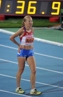 Inga Abitova. Silver medallist at European Championships 2010 (Barselona) at 10000m 