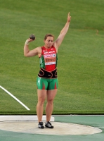 Natalya Mikhnevich. Silver medallist at European Championships 2010
