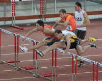 Russian Indoor Championships 2011. 60m h. Yevgeniy Borisov and Igor Peremota
