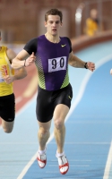 Roman Smirnov. Russian indoor Champion 2011 at 200m