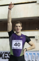 Roman Smirnov. Russian indoor Champion 2011 at 200m