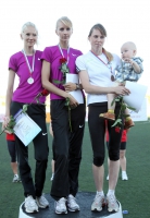 Svetlana Shkolina. Russian Champion 2010. With Irina Gordeyeva and Yekaterina Alekseyeva