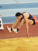 Aleksandr Menkov. Silver medallist at Russian indoor Championships 2011