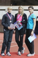 Darya Klishina. Russian Indoor Champion 2011. A. Nazarova, Y. Pidluzhnaya
