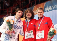 Aleksandr Shustov. Bronze medallist at European Indoor Championships 2011 (Paris)