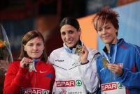 Olesya Zabara (Bufalova). Silver medallist at European Indoor Championships 2011 at triple jump