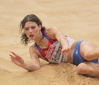 Yuliya Pidluzhnaya. Bronze medallist European Indoor Championships 2011 (Paris)