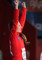 Olesya Syryeva. Silver medallist at European Indoor Championships 2011 at 3000m 
