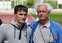 Aleksandr Derevyagin. With Vladimir Trefilov