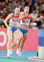 Yelizaveta Savlinis. World Championships 2011 (Daegu). 4x100m