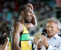 Usain Bolt. World Championships 2011 (Daegu). Heat at 100m