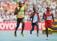 Usain Bolt. World Championships 2011 (Daegu). Heat at 200m