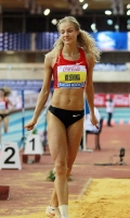 Darya Klishina. Winner at Russian Winter 2012