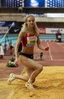 Darya Klishina. Winner at Russian Winter 2012