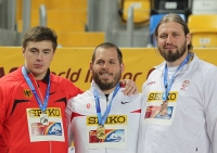 World Indoor Championships 2012 (Istanbul, Turkey). Shot Put Champion is Ryan Whiting (USA). Silver is David Storl (GER), Bronze is Tomasz Majewski (POL)
