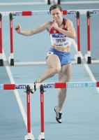 World Indoor Championships 2012 (Istanbul, Turkey). Heats at 60 Metres Hurdles. Svetlana Topilina