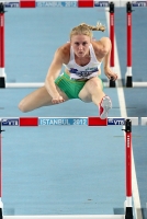World Indoor Championships 2012 (Istanbul, Turkey). Heats at 60 Metres Hurdles. Sally Pearson (AUS)