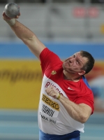 World Indoor Championships 2012 (Istanbul, Turkey). Shot Put. Final. 8th place is Ivan Yushkov