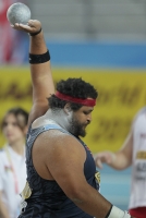 World Indoor Championships 2012 (Istanbul, Turkey). Shot Put. Final. 4th place is Reese Hoffa (USA)