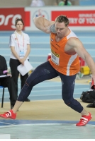 World Indoor Championships 2012 (Istanbul, Turkey). Shot Put. Final. 7th place is Rutger Smith (NED)
