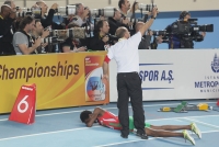 World Indoor Championships 2012 (Istanbul, Turkey). Semi-Final at 400 Metres. Rabah Yousif (SUD)
