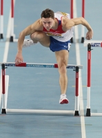 World Indoor Championships 2012 (Istanbul, Turkey). Heats at  60 Metres Hurdles. Konstantin Shabanov
