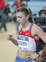 World Indoor Championships 2012 (Istanbul, Turkey). Semi-Final at 60 Metres Hurdles. Ekaterina Galitskaya