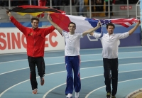 World Indoor Championships 2012 (Istanbul, Turkey).  Pole Vault Champion is Renaud Lavillenie (FRA), silver Björn Otto (GER), bronze Brad Walker (USA)