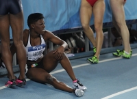 World Indoor Championships 2012 (Istanbul, Turkey). Semi-Final at 60 Metres. Murielle Ahoure (CIV)
