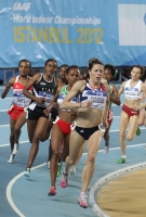 World Indoor Championships 2012 (Istanbul, Turkey). Final at 3000 Metres. Helen Clitheroe (GBR)