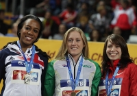 World Indoor Championships 2012 (Istanbul, Turkey). 60 Metres Hurdles Champion Sally Pearson (AUS), Silver - Tiffany Porter (GBR), Bronze - Alina Talay (BLR)