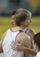 World Indoor Championships 2012 (Istanbul, Turkey). High Jump Champion. Dimítrios Chondrokoúkis (GRE) and Andrey Silnov