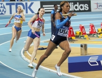 World Indoor Championships 2012 (Istanbul, Turkey). 4x400 Metres Relay Final. Aleksandra Fedoriva and Sanya Richards-Ross