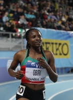 Hellen Obiri Onsando. 3000 m Reigning World Indoor Champion, Istanbul 2012