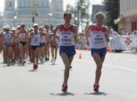 Elena Lashmanova. World Race Walking Cup 2012 (Saransk). Walk at 20km 
