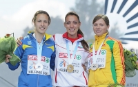 Ivet Lalova. 100 m European Champion 2012 (Helsinki). Silver Olesya Povh (UKR) and bronze Lina Grincikaitė (LTU)