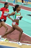Meseret Defar. 3000 m World Indoorn Champion 2010