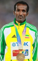 Dejen Gebremeskel (ETH). 5000 m World Championships Bronze Medallist 2011 