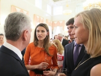 Svetlana Shkolina. With the mayor of Moscow Sergey Semenovich Sobyanin, Anna Chicherova and Ivan Ukhov