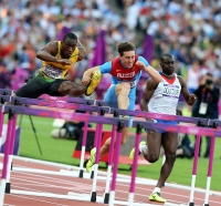 Hansle Parchment. 110 m hurdles Olympic Bronze Medallist 2012, London