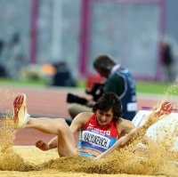 XXX OLYMPIC GAMES (Athletics). Triple Jump Final. Viktoriya Valyukevich