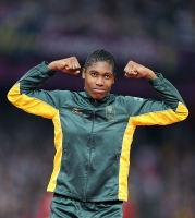 XXX OLYMPIC GAMES (Athletics). Caster Semenya (RSA), 800 Meteres Silver