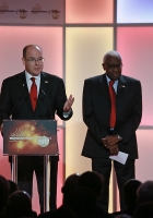 IAAF Centenary Gala Show. World Athletes of the Year for 2012. The awards were hosted by International Athletic Foundation (IAF) Honorary President HSH Prince Albert II of Monaco and IAF & IAAF President Lamine Diack, who presented the trophies to the Female and Male winners respectively.