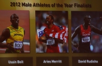 IAAF Centenary Gala Show. World Athletes of the Year for 2012. Male World Athletes of the Year for 2012