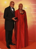 Tommie Smith, United States. 200 m Olympic Champion 1968. Red Carpet arrival at the IAAF Centenary Gala Show 