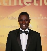 David Rudisha. Red Carpet arrival at the IAAF Centenary Gala Show