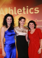 Tatyana Lebedeva. Barselona, Spain. IAAF Centenary Gala Show. World Athletes of the Year for 2012. With Tatyana Lysenko and Anna Chcicherova